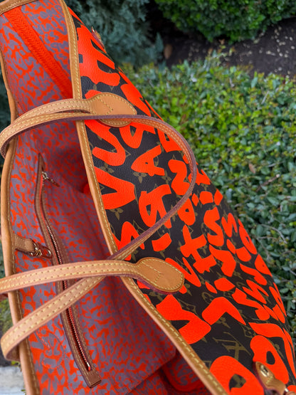 Louis Vuitton Neverfull GM – Monogram Graffiti Orange