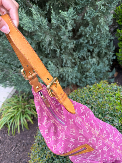 Louis Vuitton Neo Baggy GM – Pink Monogram Denim