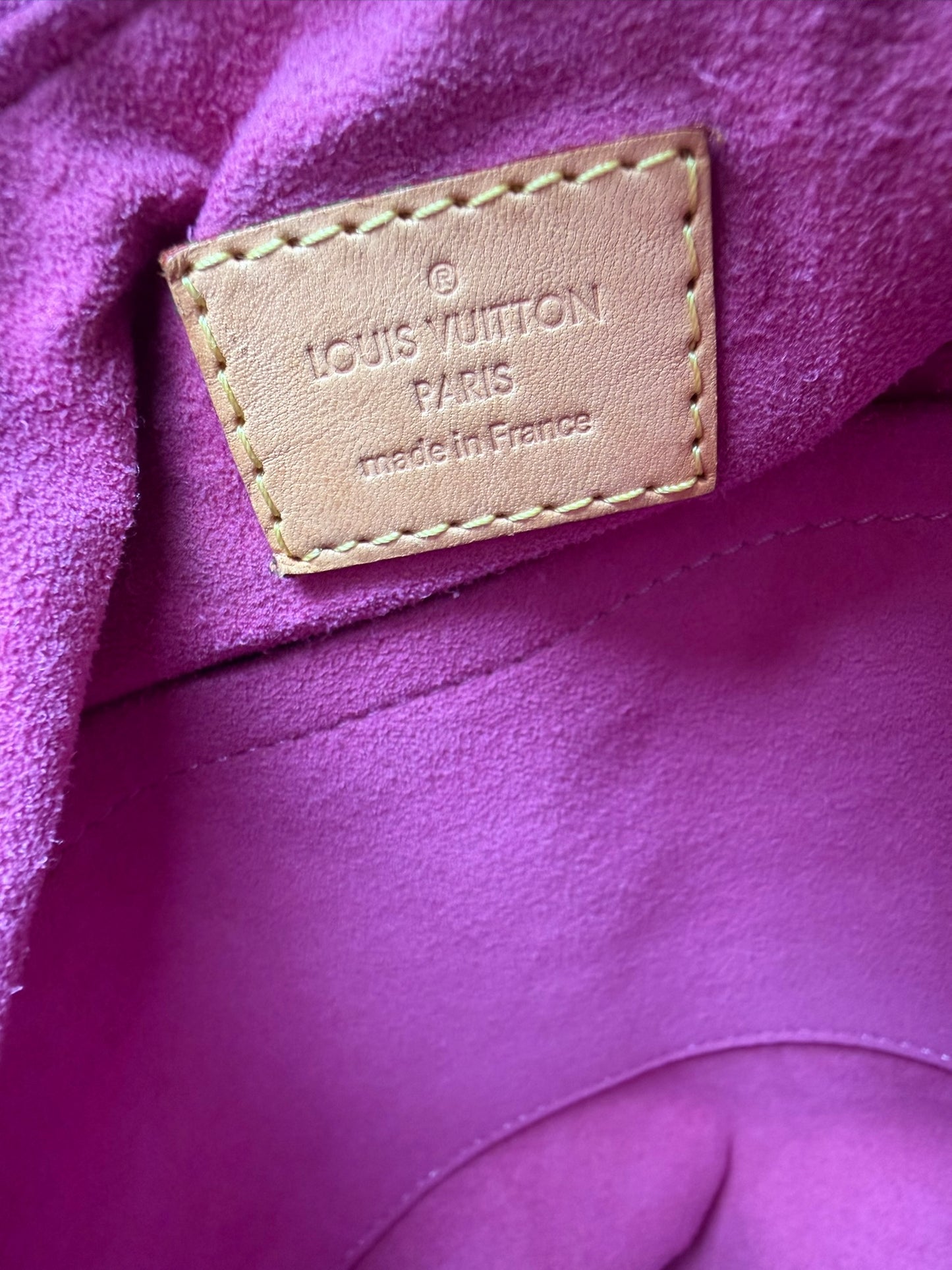 Louis Vuitton Neo Baggy GM – Pink Monogram Denim