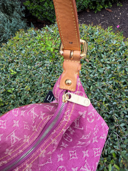 Louis Vuitton Neo Baggy GM – Pink Monogram Denim