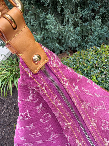 Louis Vuitton Neo Baggy GM – Pink Monogram Denim