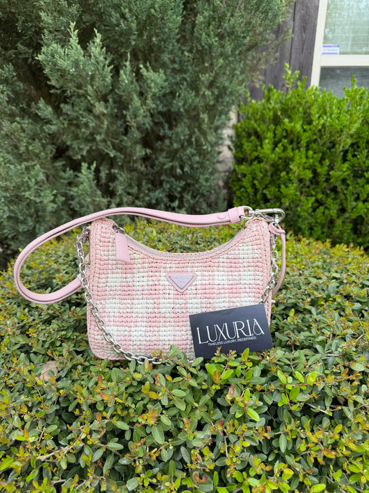 Prada Re-Edition 2005 Crochet (Raffia) Shoulder Bag