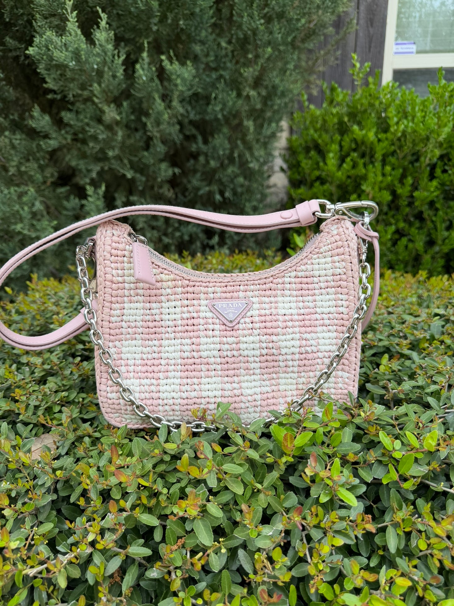 Prada Re-Edition 2005 Crochet (Raffia) Shoulder Bag