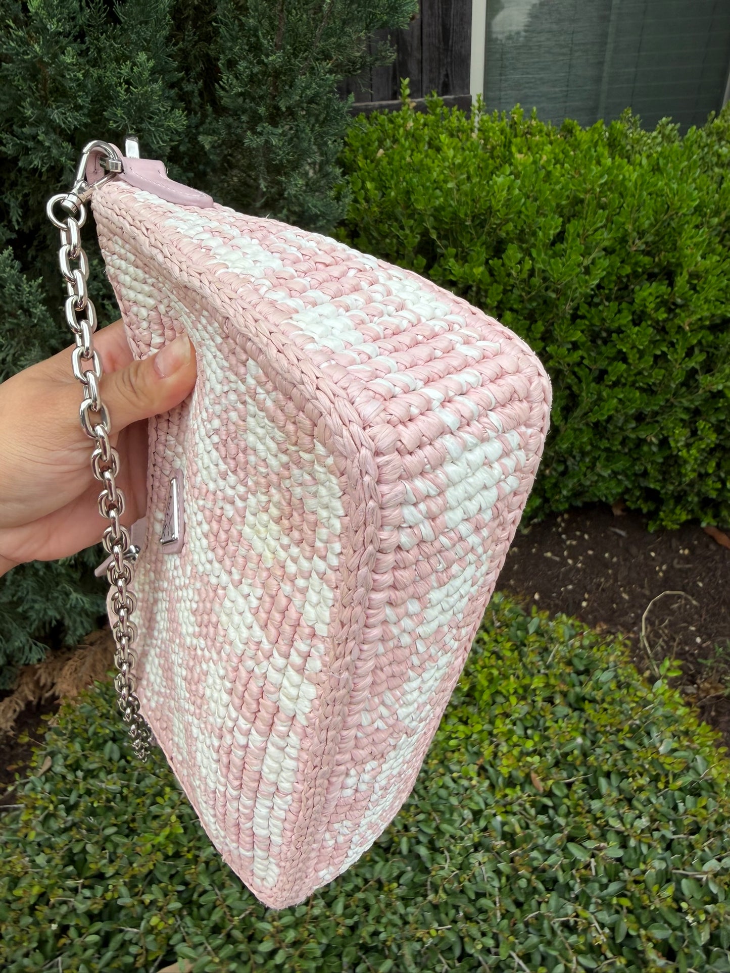 Prada Re-Edition 2005 Crochet (Raffia) Shoulder Bag