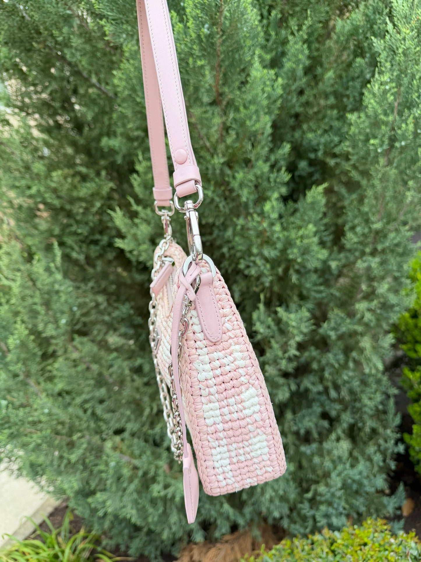 Prada Re-Edition 2005 Crochet (Raffia) Shoulder Bag