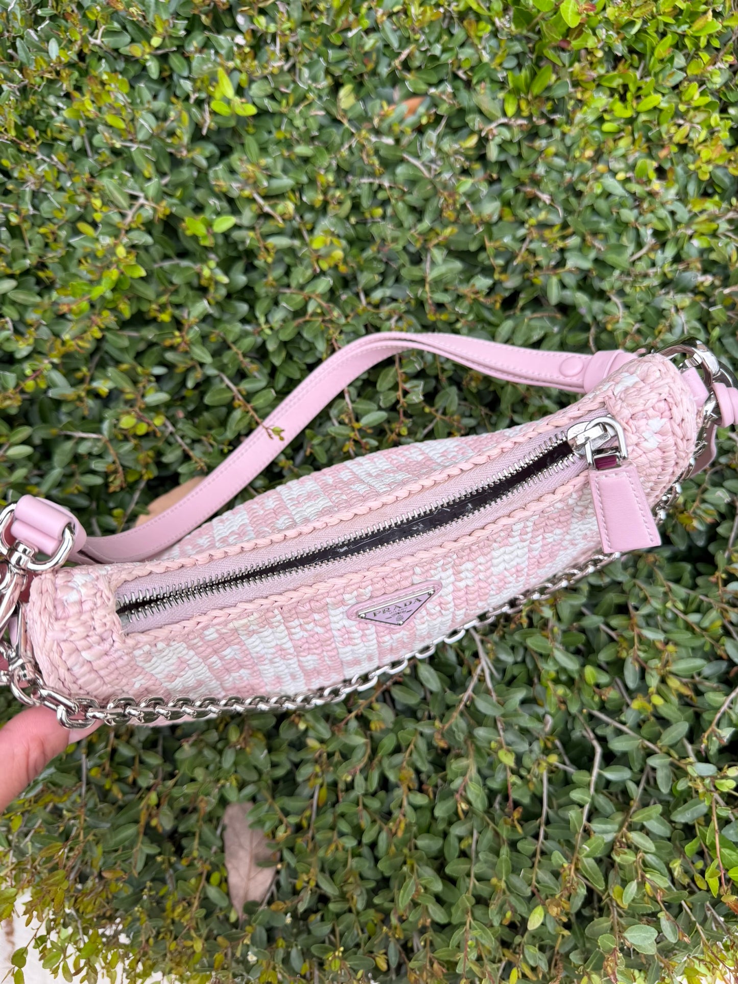 Prada Re-Edition 2005 Crochet (Raffia) Shoulder Bag