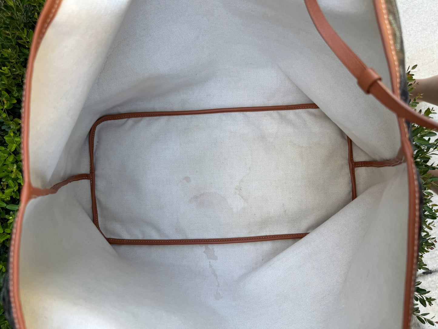 Goyard Saint Louis GM in Black Goyardine Canvas with Gold Trim