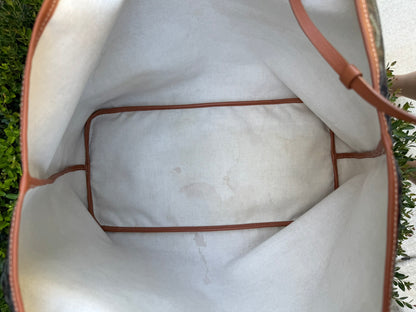 Goyard Saint Louis GM in Black Goyardine Canvas with Gold Trim