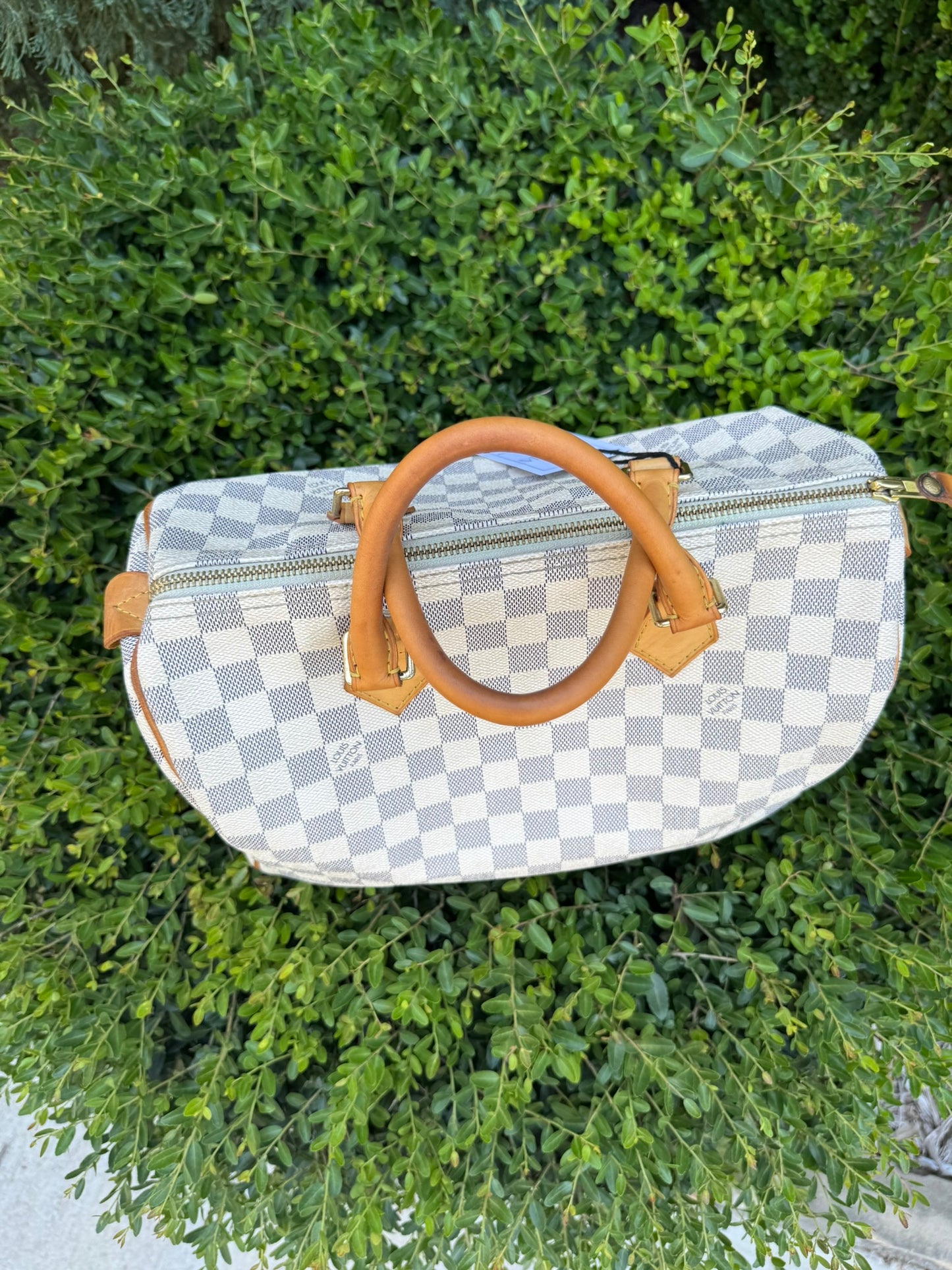 Louis Vuitton Speedy 30 in Damier Azur Canvas