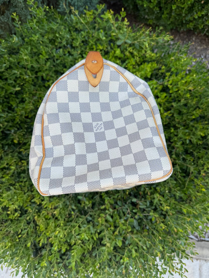 Louis Vuitton Speedy 30 in Damier Azur Canvas