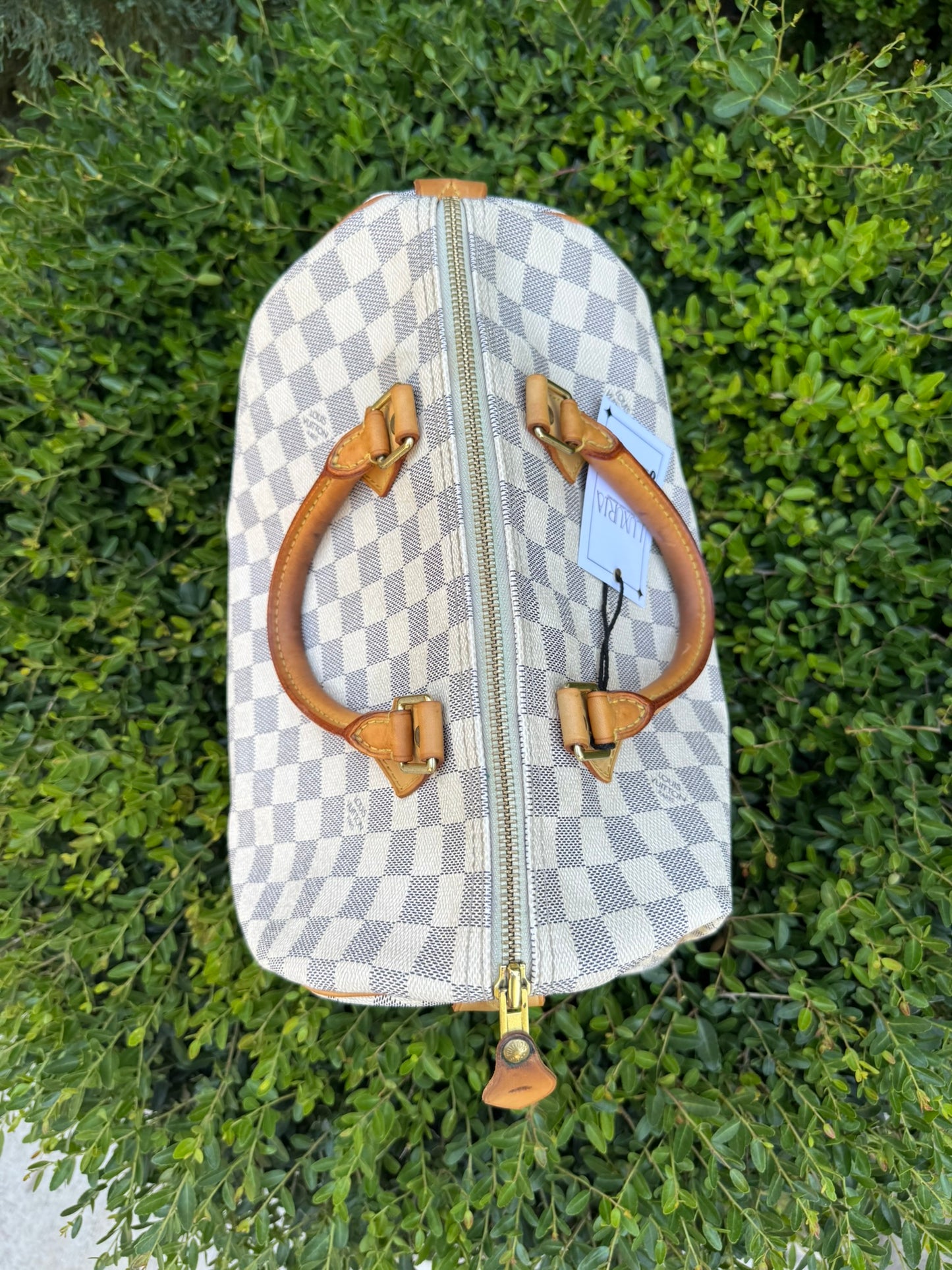 Louis Vuitton Speedy 30 in Damier Azur Canvas