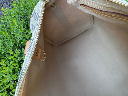 Louis Vuitton Speedy Bandoulière 25 in Damier Azur Canvas