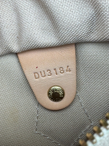 Louis Vuitton Speedy Bandoulière 25 in Damier Azur Canvas