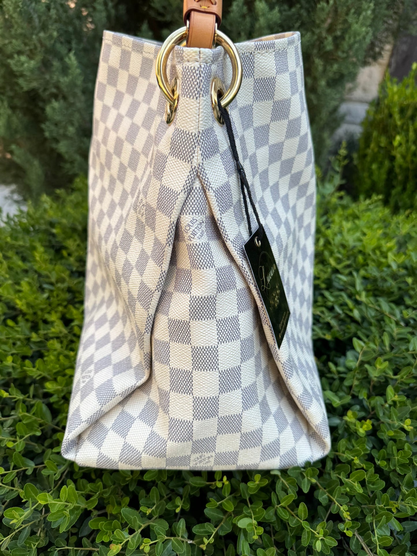 Louis Vuitton Artsy MM in Damier Azur Canvas