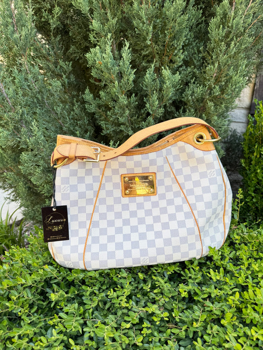 Louis Vuitton Galliera PM in Damier Azur Canvas