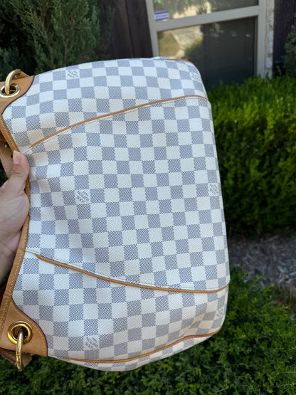 Louis Vuitton Galliera PM in Damier Azur Canvas