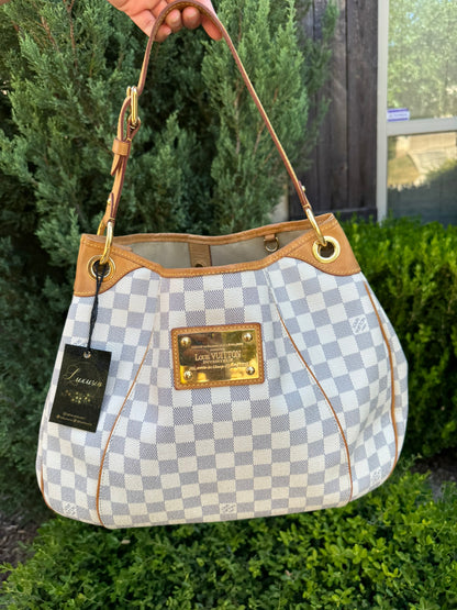 Louis Vuitton Galliera PM in Damier Azur Canvas