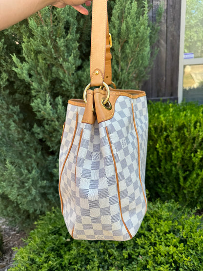 Louis Vuitton Galliera PM in Damier Azur Canvas