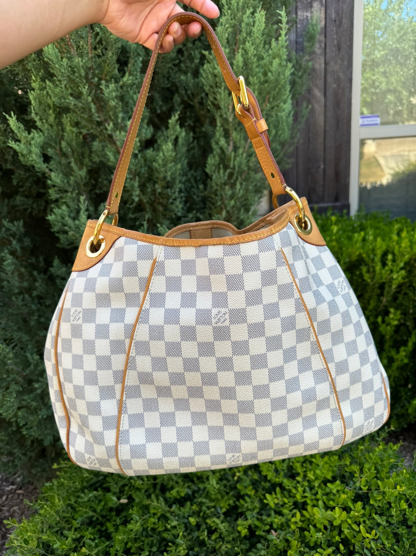 Louis Vuitton Galliera PM in Damier Azur Canvas
