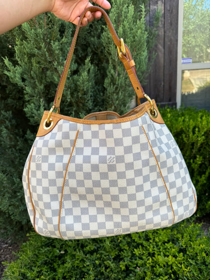 Louis Vuitton Galliera PM in Damier Azur Canvas