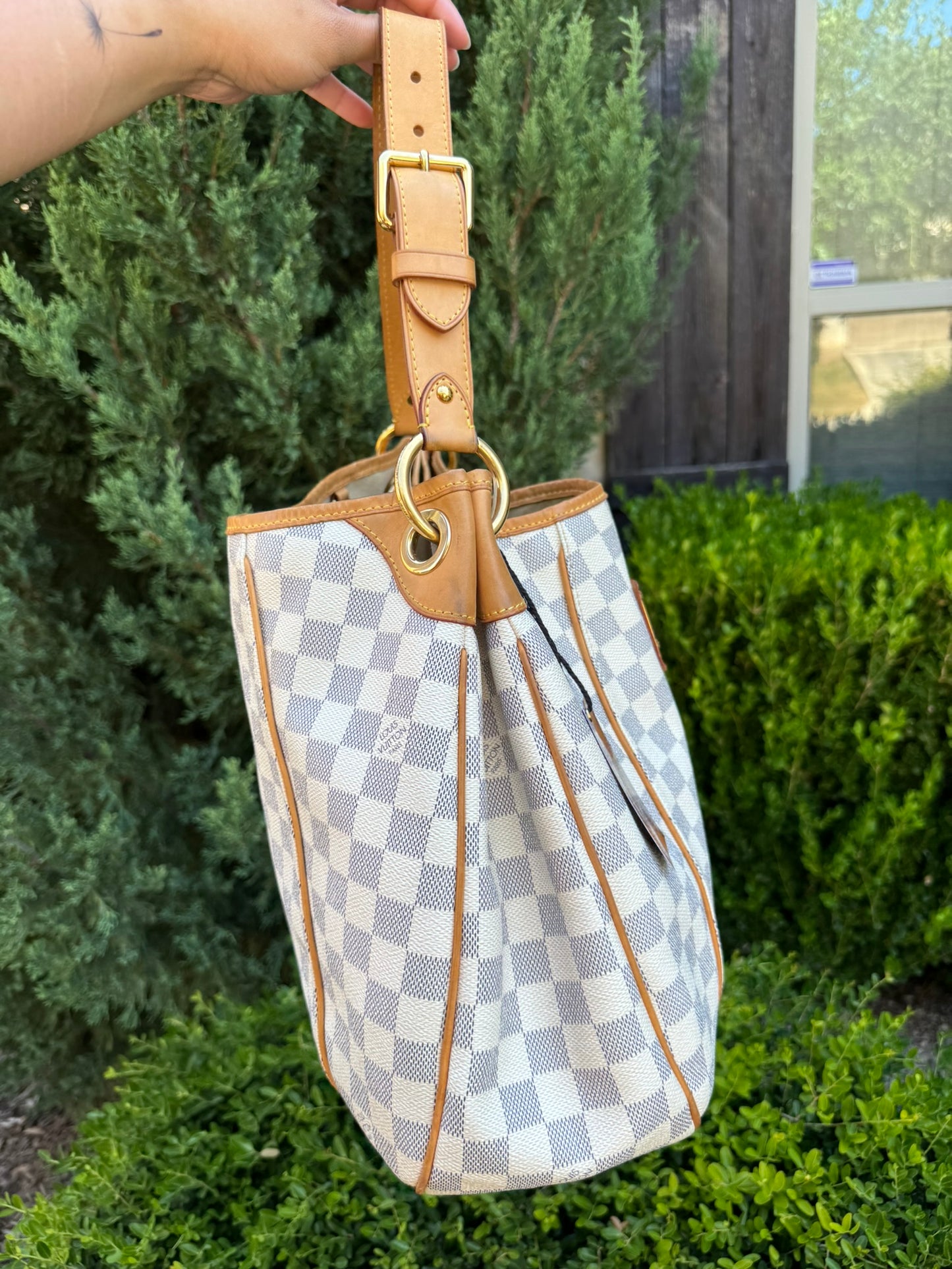 Louis Vuitton Galliera PM in Damier Azur Canvas
