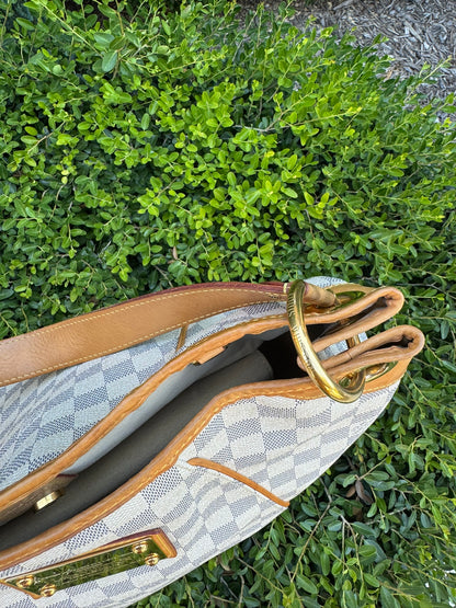 Louis Vuitton Galliera PM in Damier Azur Canvas