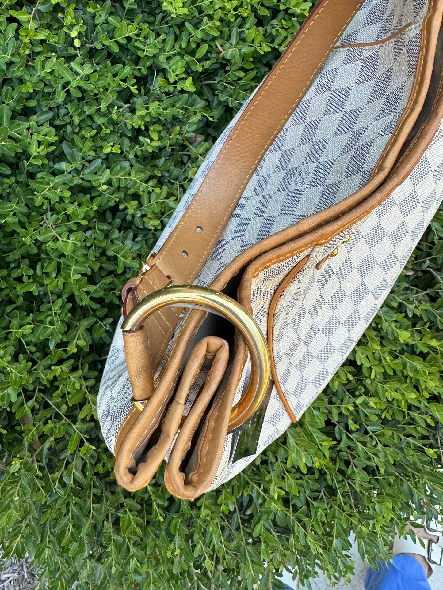 Louis Vuitton Galliera PM in Damier Azur Canvas