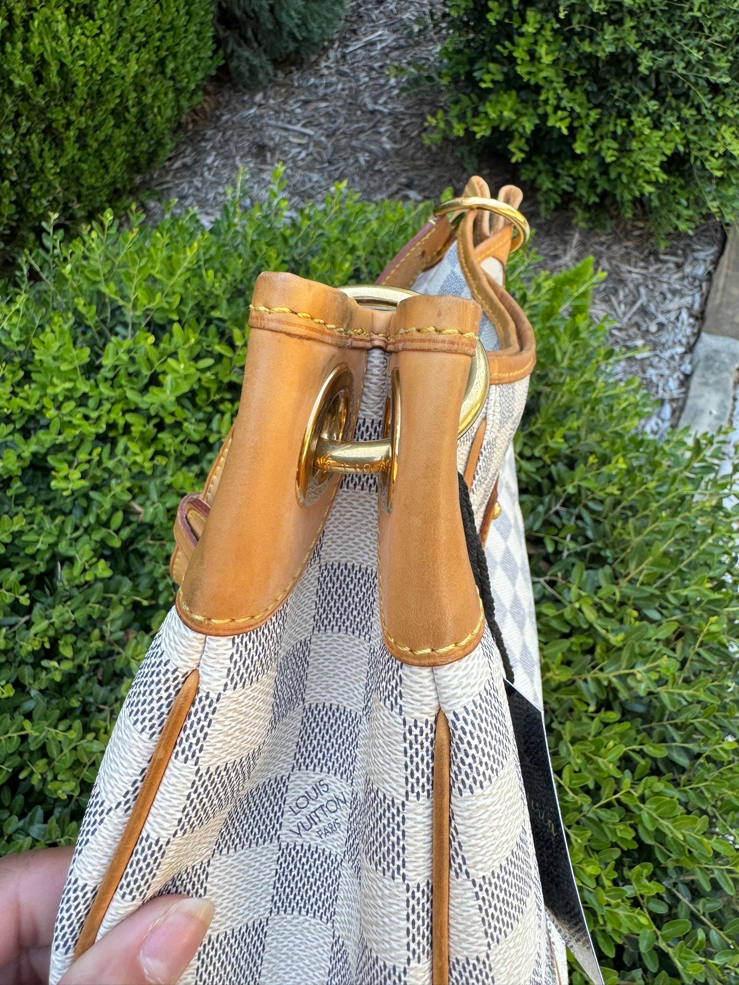 Louis Vuitton Galliera PM in Damier Azur Canvas