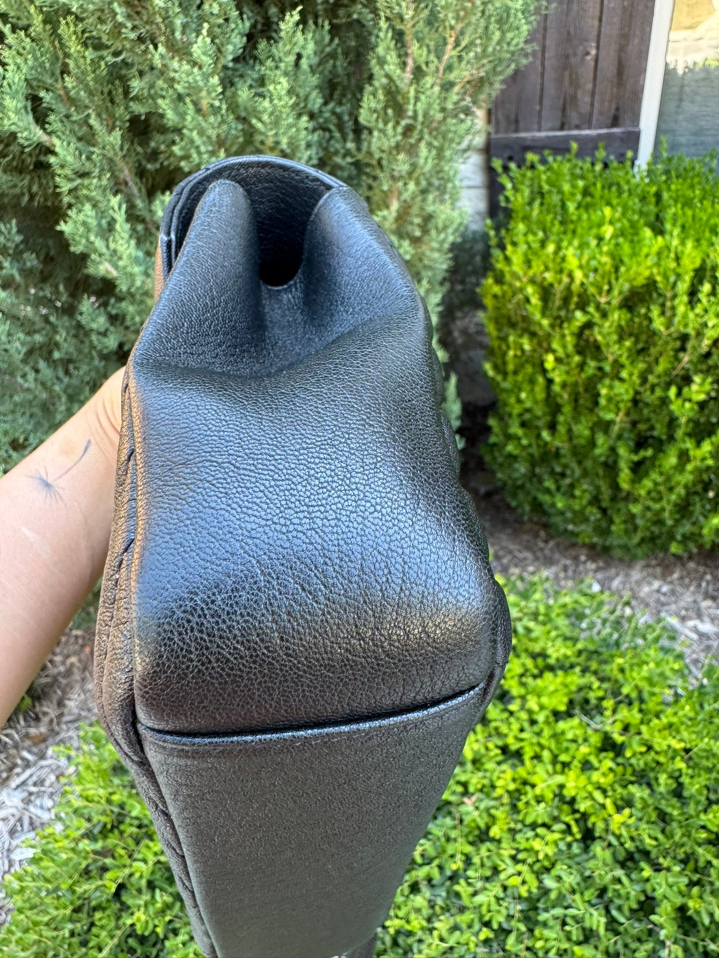 Saint Laurent College Medium in Chevron Quilted Leather