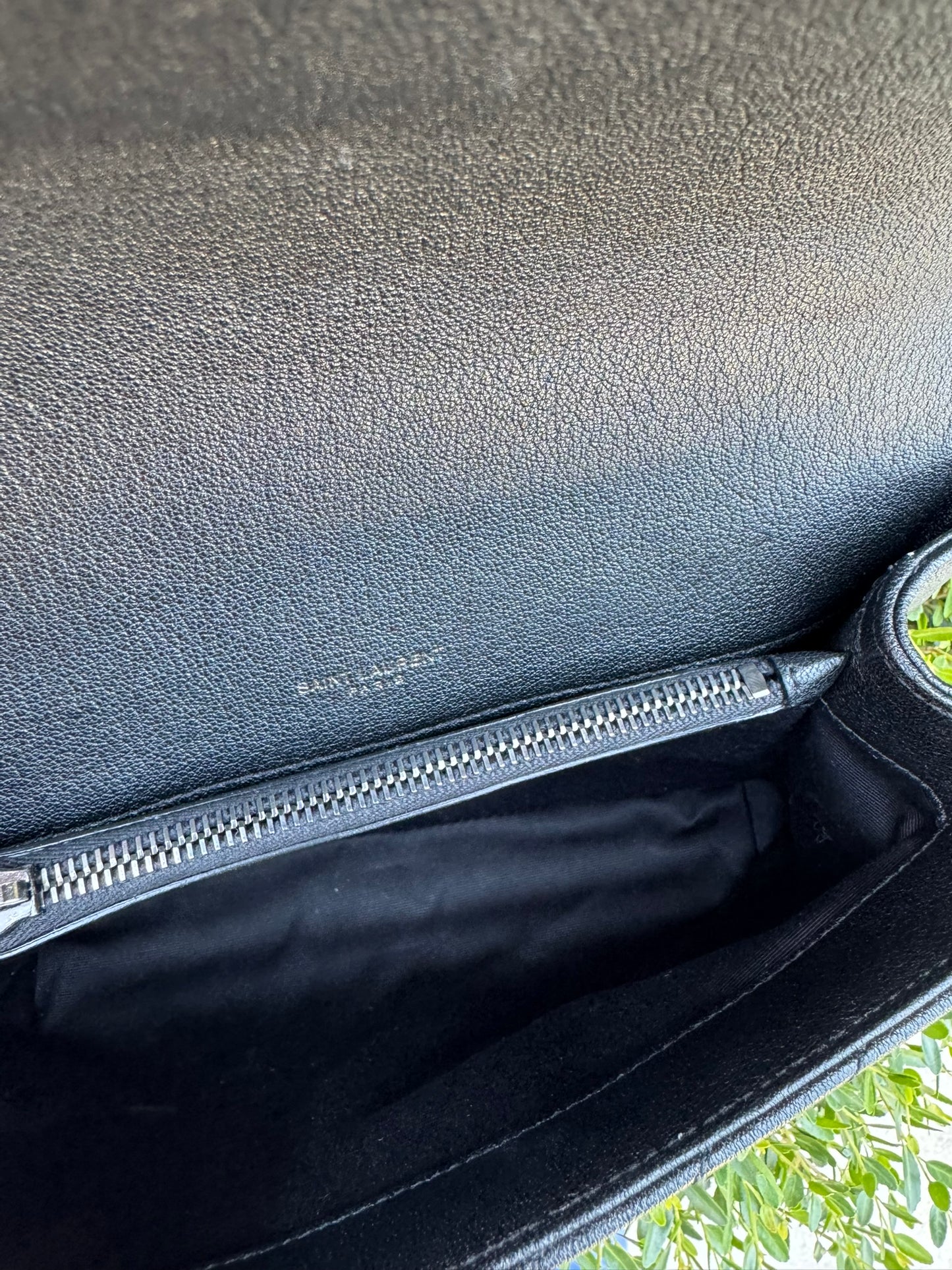 Saint Laurent College Medium in Chevron Quilted Leather