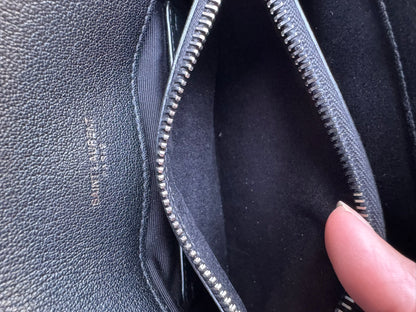 Saint Laurent College Medium in Chevron Quilted Leather