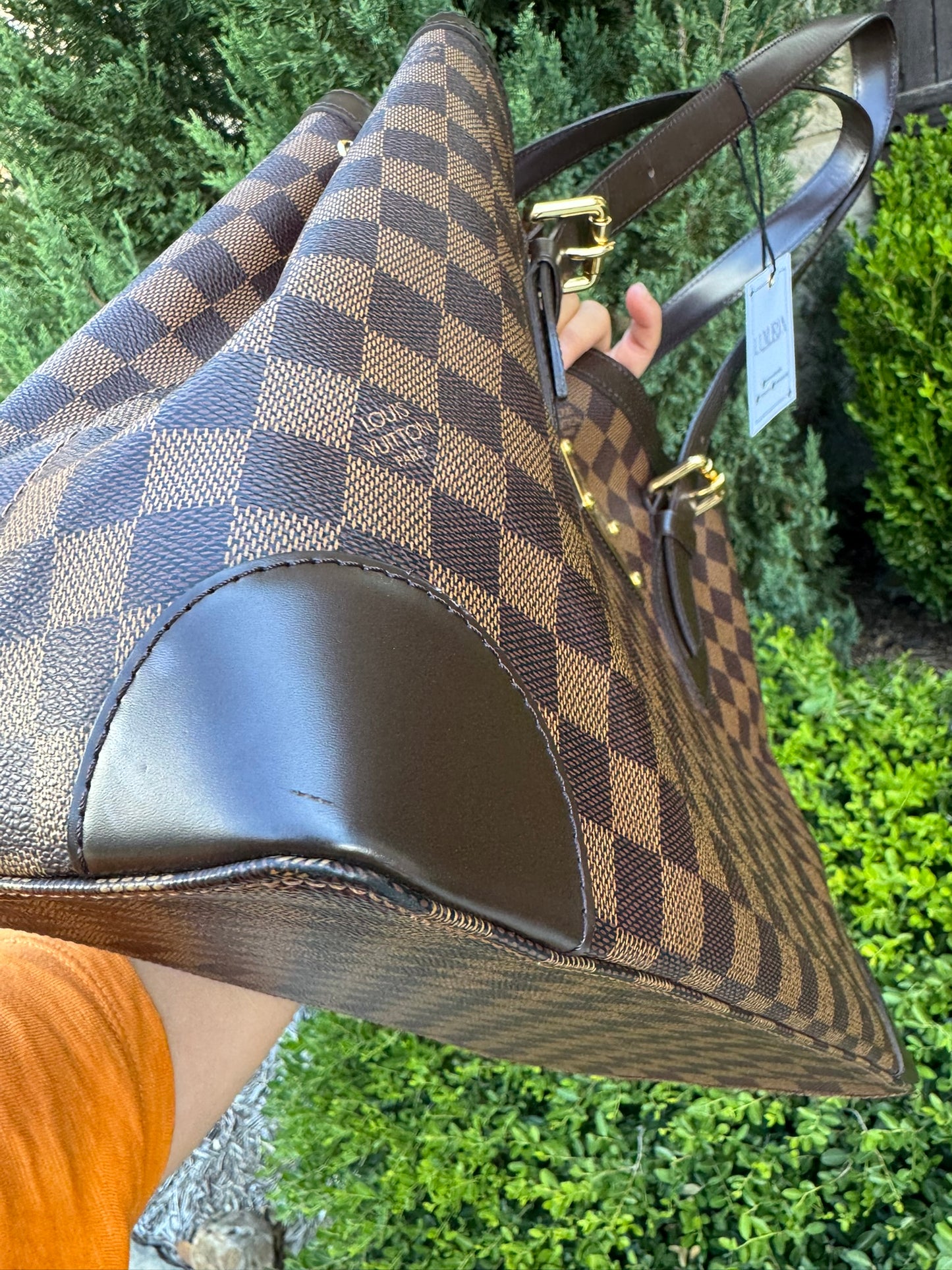 Louis Vuitton Hampstead MM in Damier Ebene Canvas