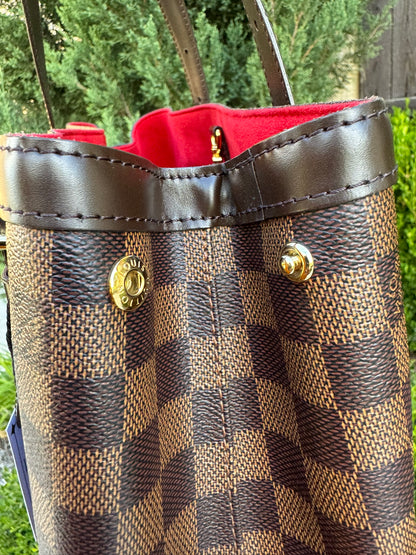 Louis Vuitton Hampstead MM in Damier Ebene Canvas