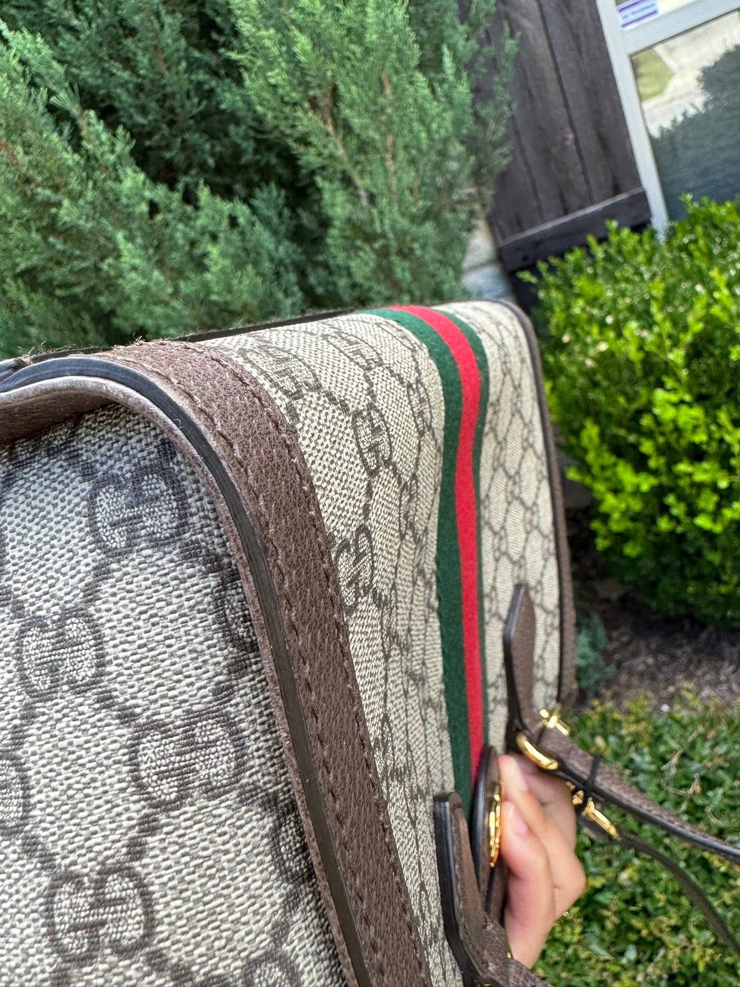 Gucci Ophidia Small Tote in Beige/Ebony GG Supreme