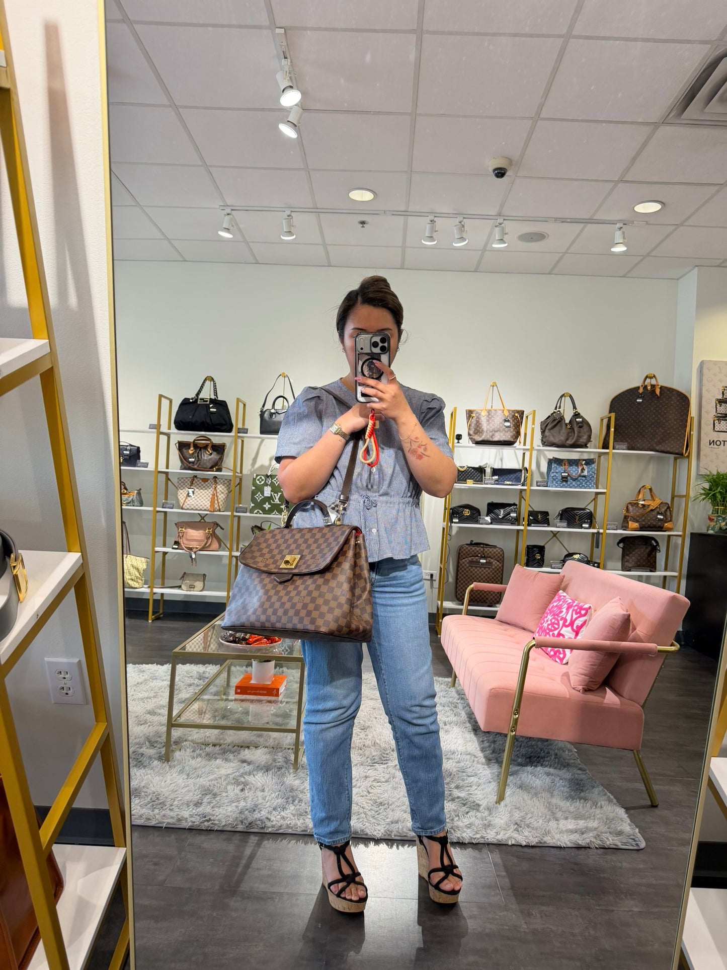 Louis Vuitton Bergamo GM – Damier Ebene