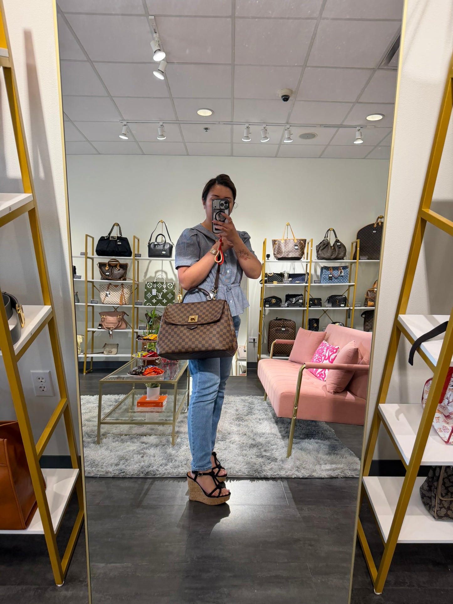 Louis Vuitton Bergamo GM – Damier Ebene