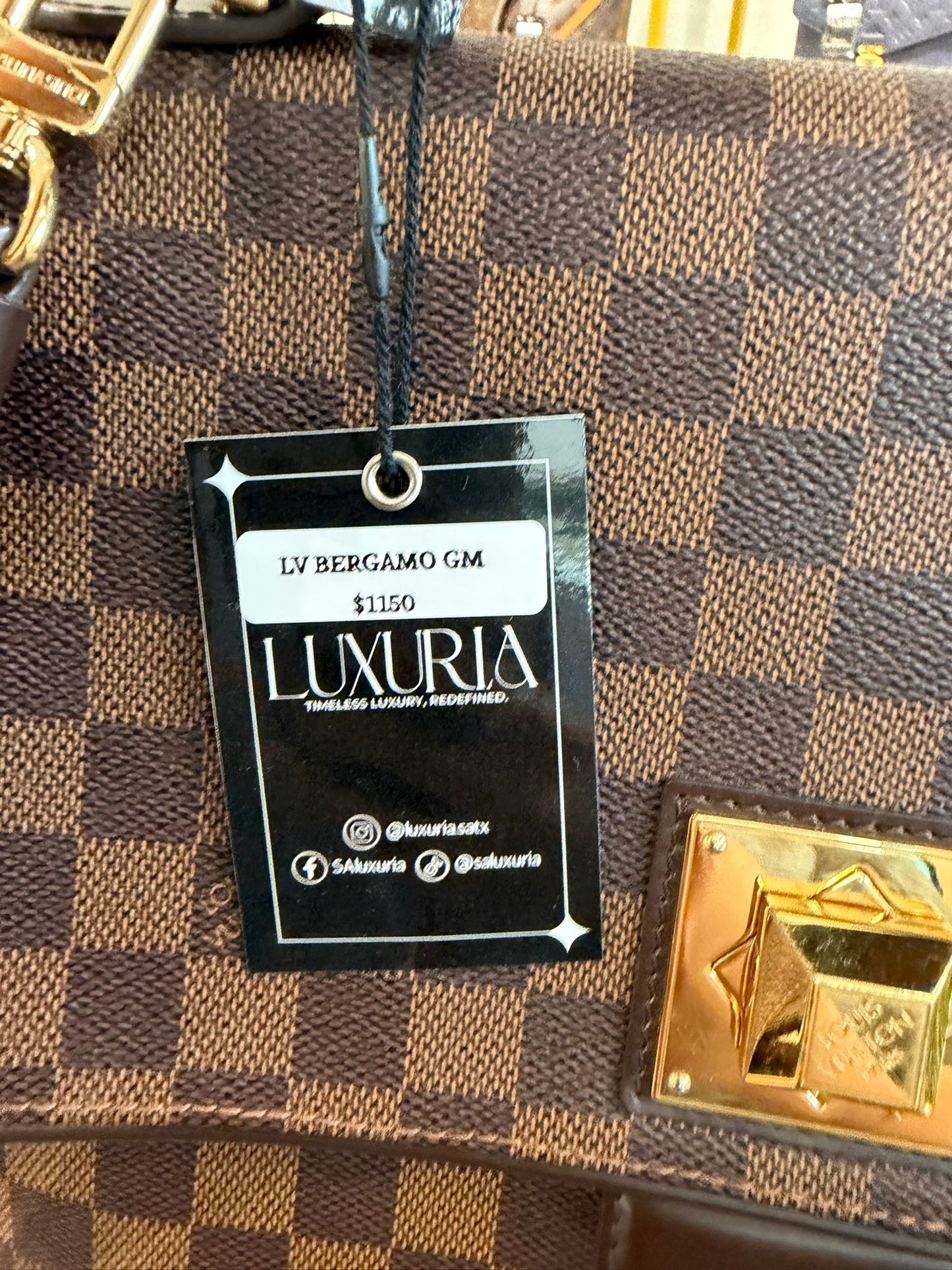 Louis Vuitton Bergamo GM – Damier Ebene