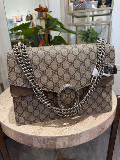 Gucci Dionysus Medium – Tan Leather