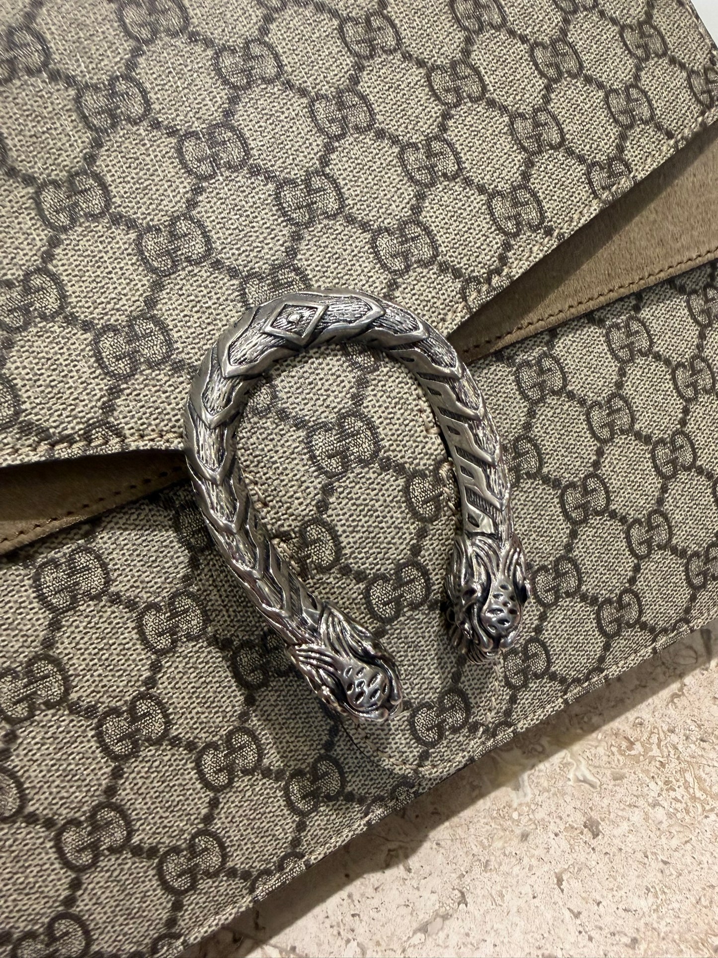 Gucci Dionysus Medium – Tan Leather