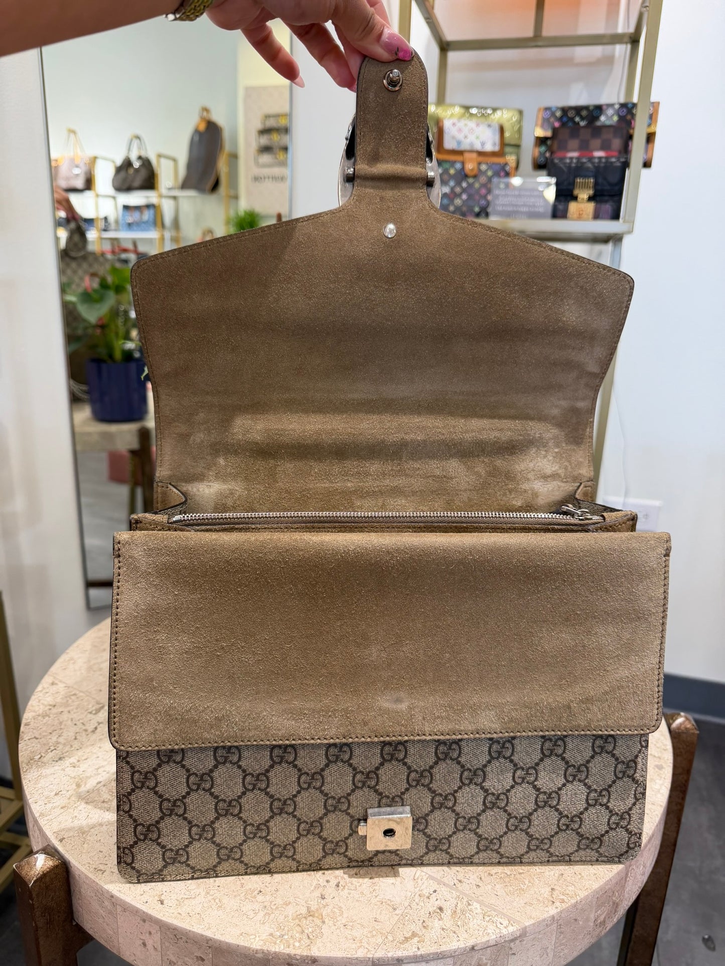 Gucci Dionysus Medium – Tan Leather