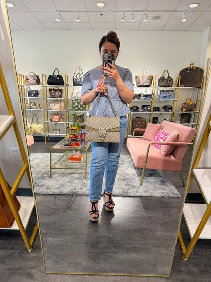Gucci Dionysus Medium – Tan Leather