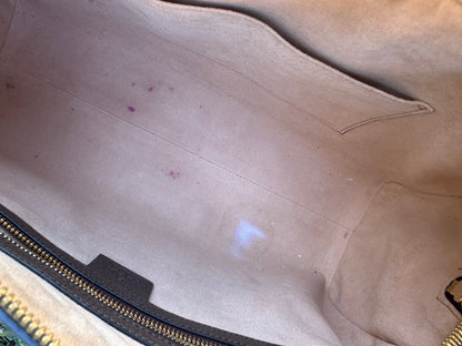 GG Supreme Monogram Boston Bag