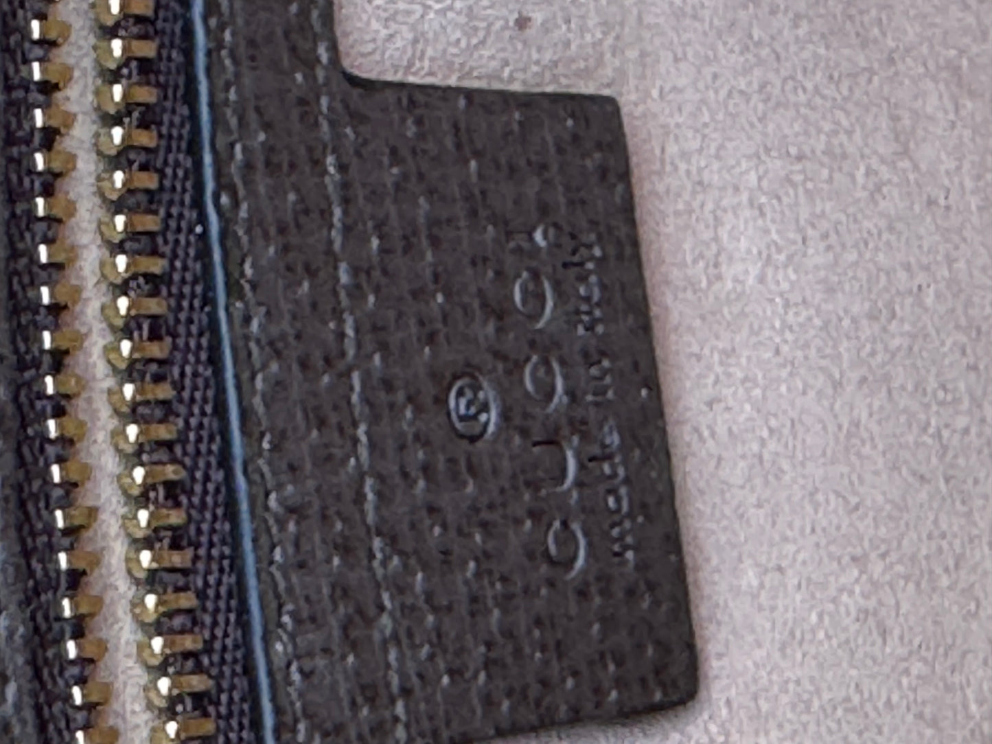 GG Supreme Monogram Boston Bag