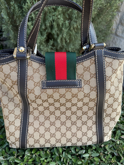 Gucci Guccissima Web Stripe Shoulder Bag