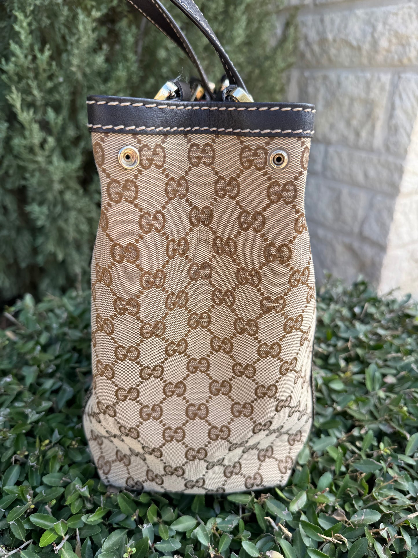 Gucci Guccissima Web Stripe Shoulder Bag