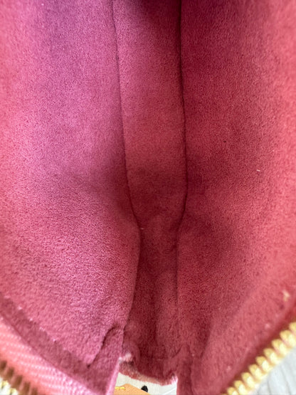 Louis Vuitton Micro Denim Pochette in Pink Monogram Denim