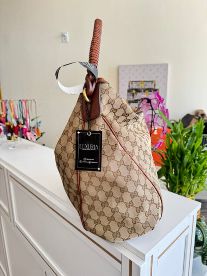 Gucci GG Hobo Bag in Classic Monogram Canvas