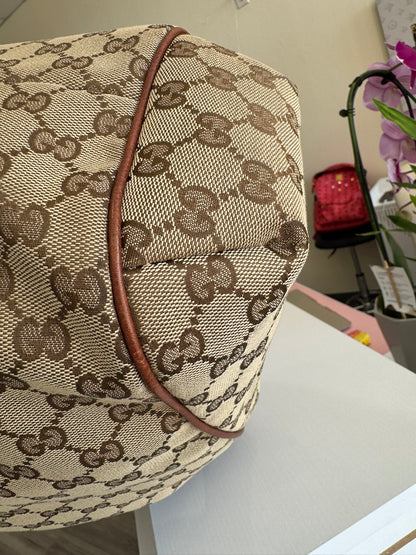 Gucci GG Hobo Bag in Classic Monogram Canvas