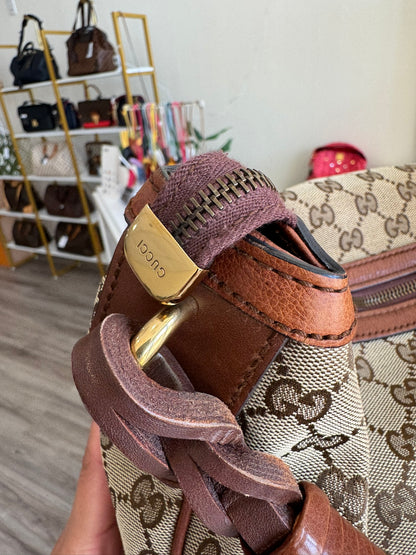 Gucci GG Hobo Bag in Classic Monogram Canvas