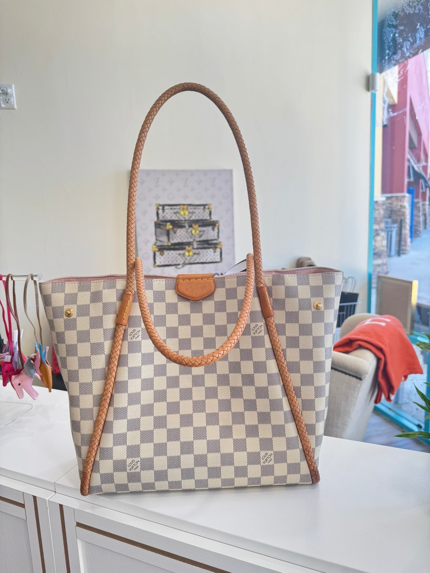 Louis Vuitton Propriano in Damier Azur Canvas